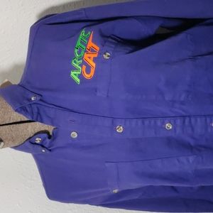 Vtg. Nwt arctic cat button up small